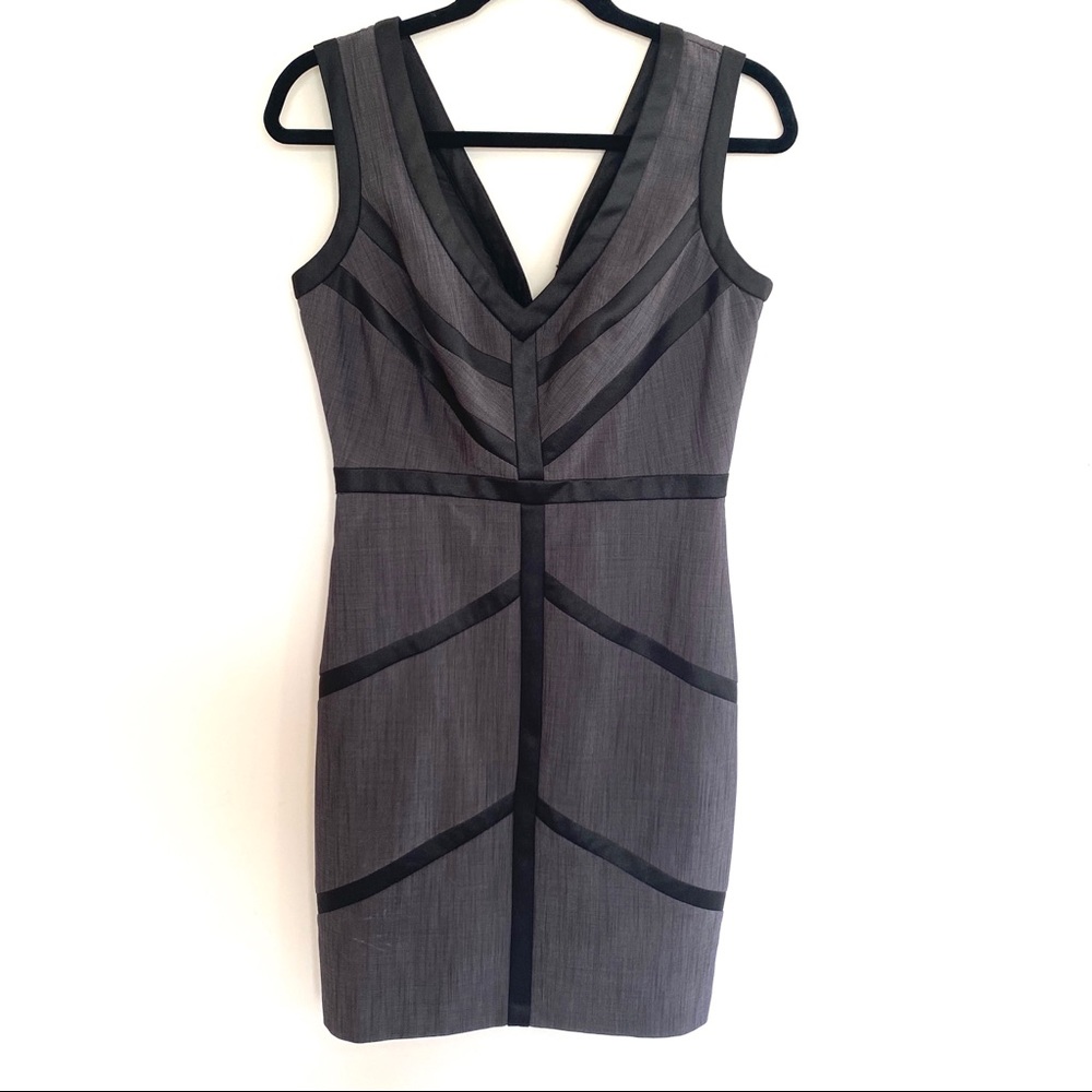 XOXO Sleeveless sheath dress Gray Sz 7/8